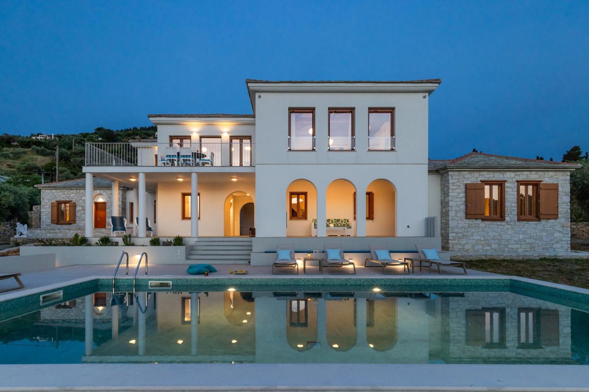 Sunshine Pool Villa Città di Skopelos Esterno foto